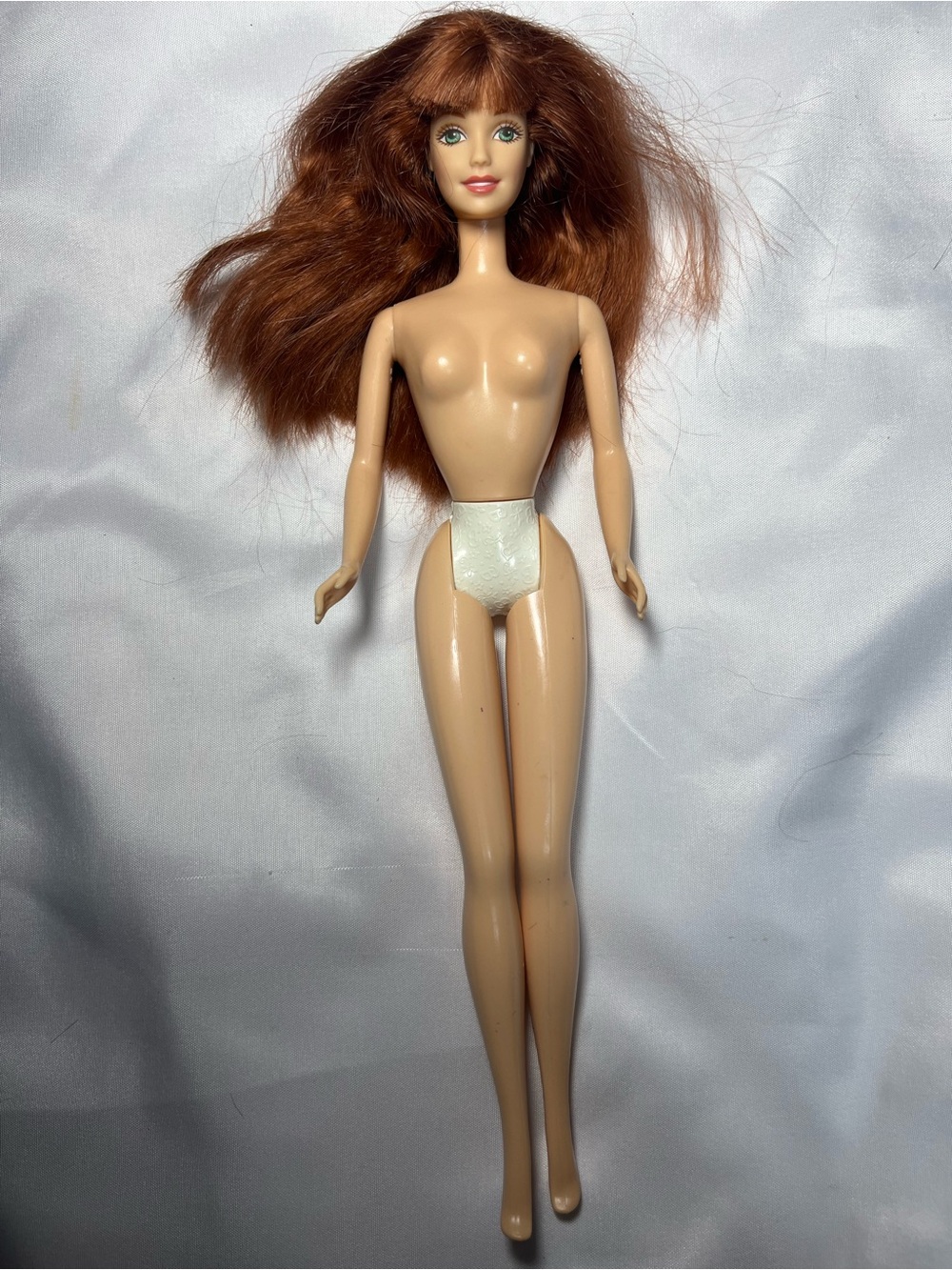 1998 Pretty Flowers Barbie Midge Doll Nude Red‎ Rooted Hair Green Eyes Mattel